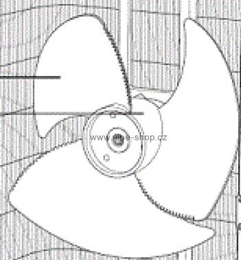 Motor ventilátoru pro NIBE AMS 10-12/16, NIBE F2040-12/16