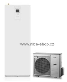 NIBE SPLIT 8 + LUCIE 200/8-12 - tepelné čerpadlo vzduch-voda s montáží