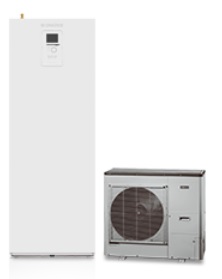 NIBE SPLIT 12 + LUCIE 200/8-12 - tepelné čerpadlo vzduch-voda s montáží
